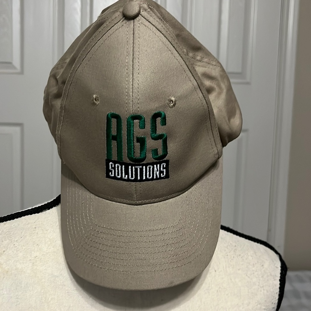 KC AGS Solutions tan/khaki baseball cap/hat